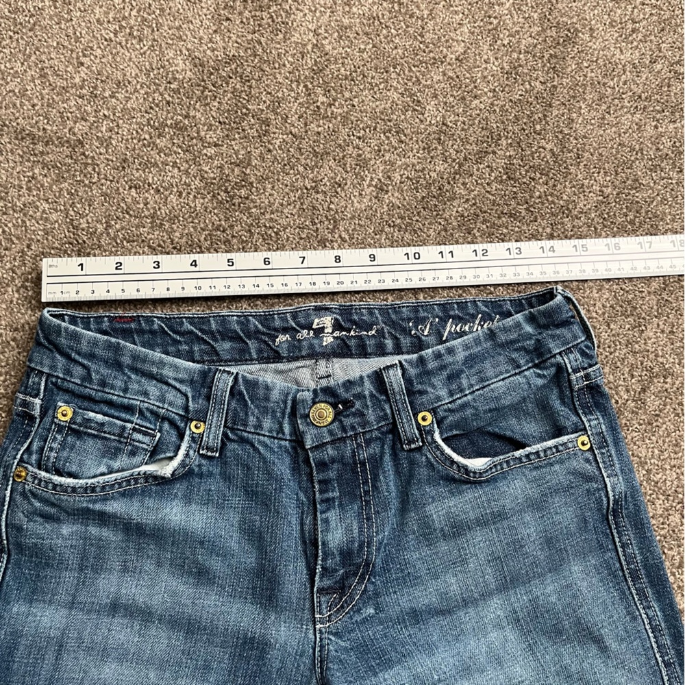 7 for All Mankind A pocket 28 Dark Blue - Picture 4 of 8